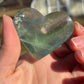 Mint Green Fluorite Crystal Heart