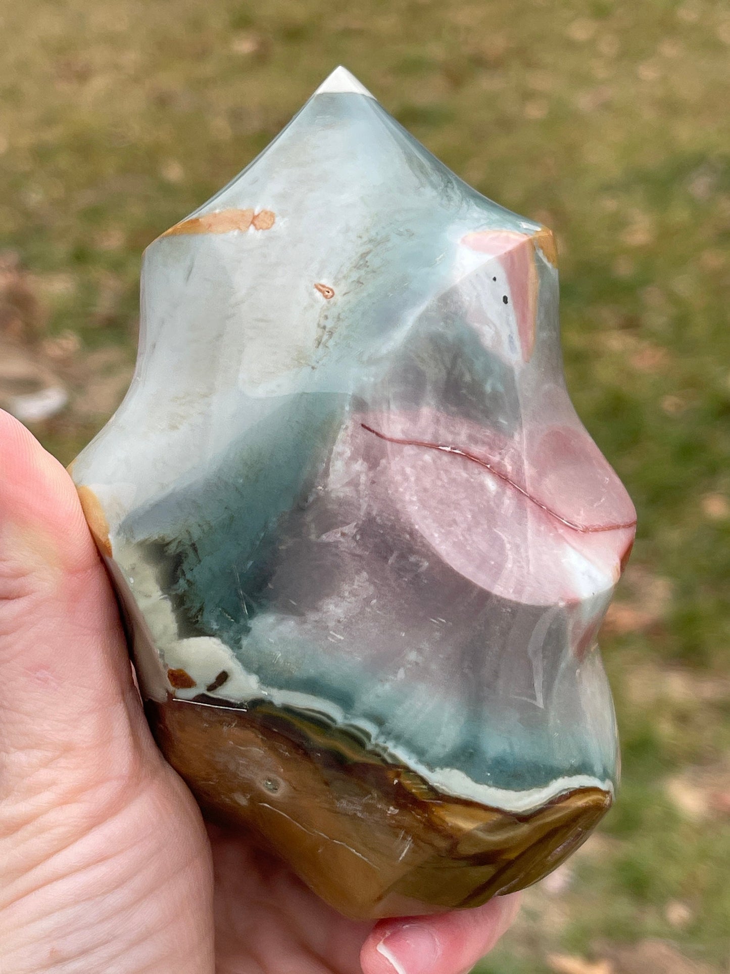 Polychrome Jasper Crystal Flame