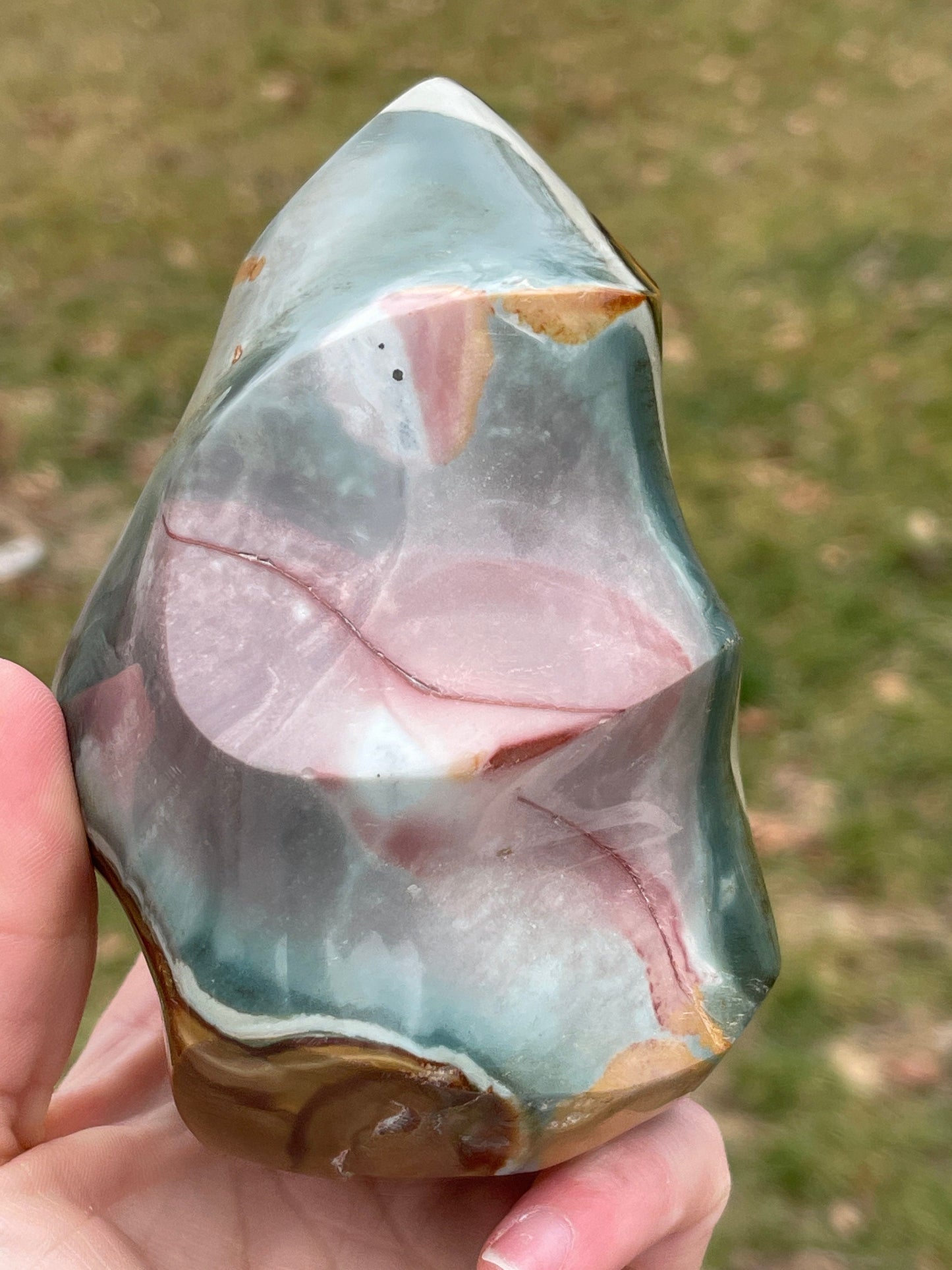 Polychrome Jasper Crystal Flame