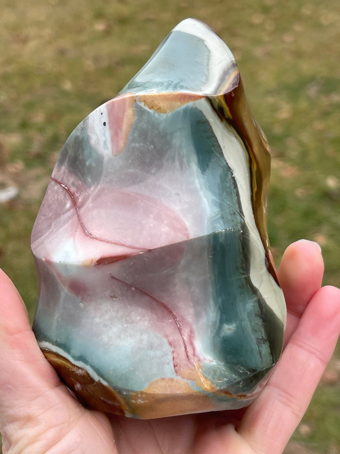 Polychrome Jasper Crystal Flame