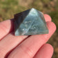 Ocean Jasper Crystal Pyramid: Meditation Stone Carving