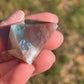 Ocean Jasper Crystal Pyramid: Meditation Stone Carving