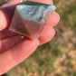 Ocean Jasper Crystal Pyramid: Meditation Stone Carving