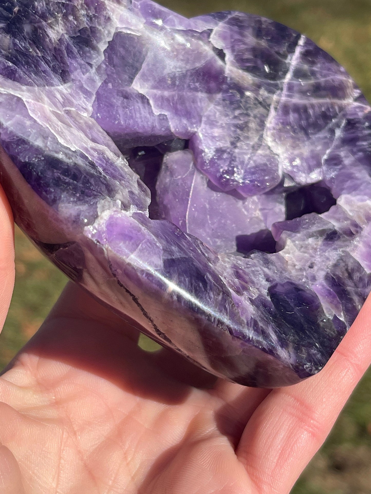 Dream Amethyst Heart Crystal Bowl