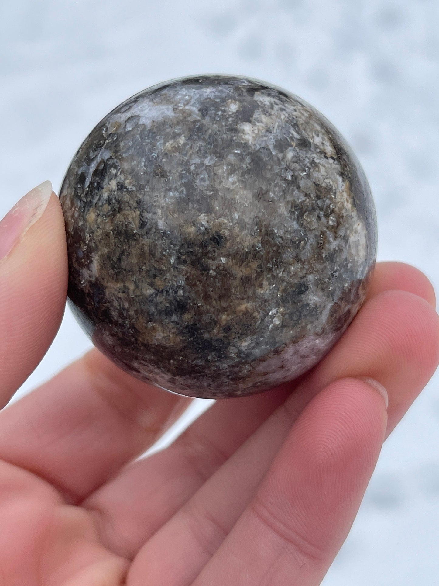 Light Purple Geode Crystal Sphere
