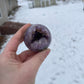 Purple Geode Crystal Sphere