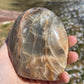 Peach Moonstone Crystal Carving