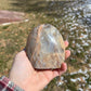 Peach Moonstone Crystal Carving