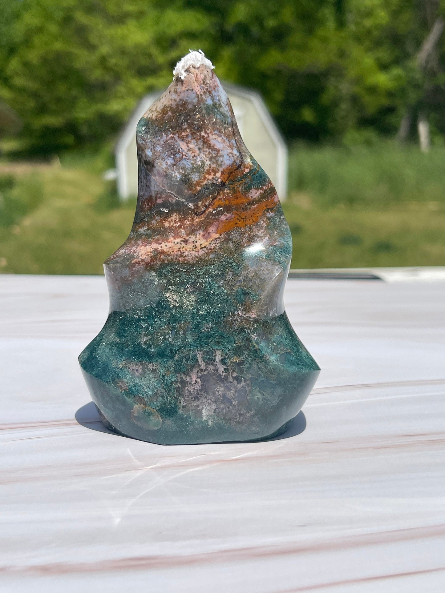 Colorful Ocean Jasper Flame