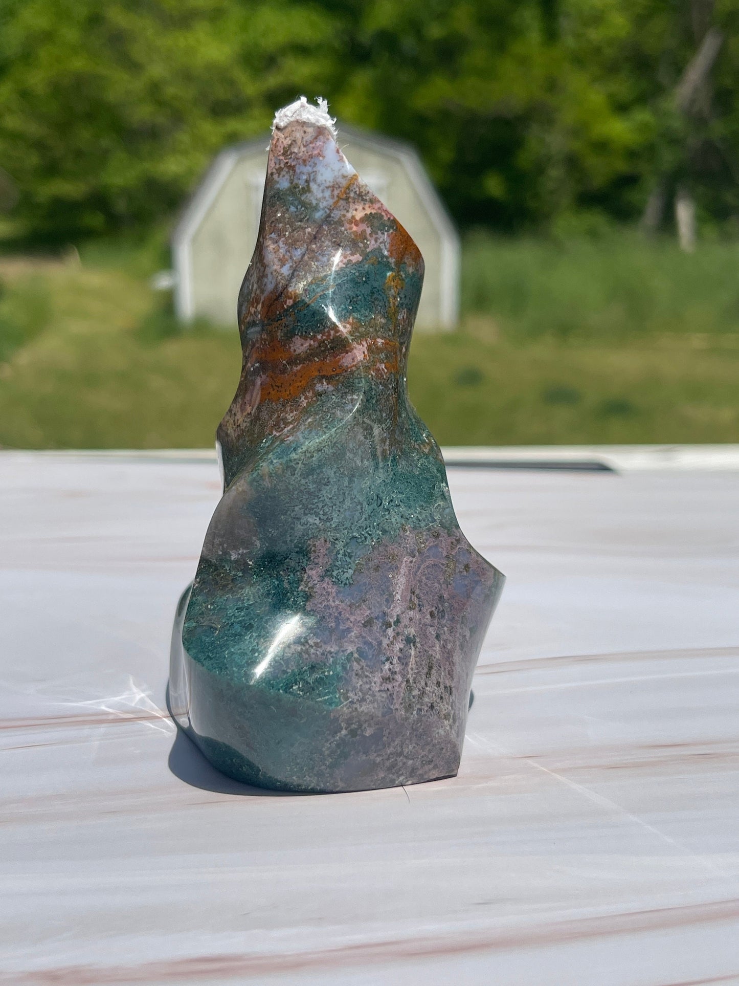 Colorful Ocean Jasper Flame