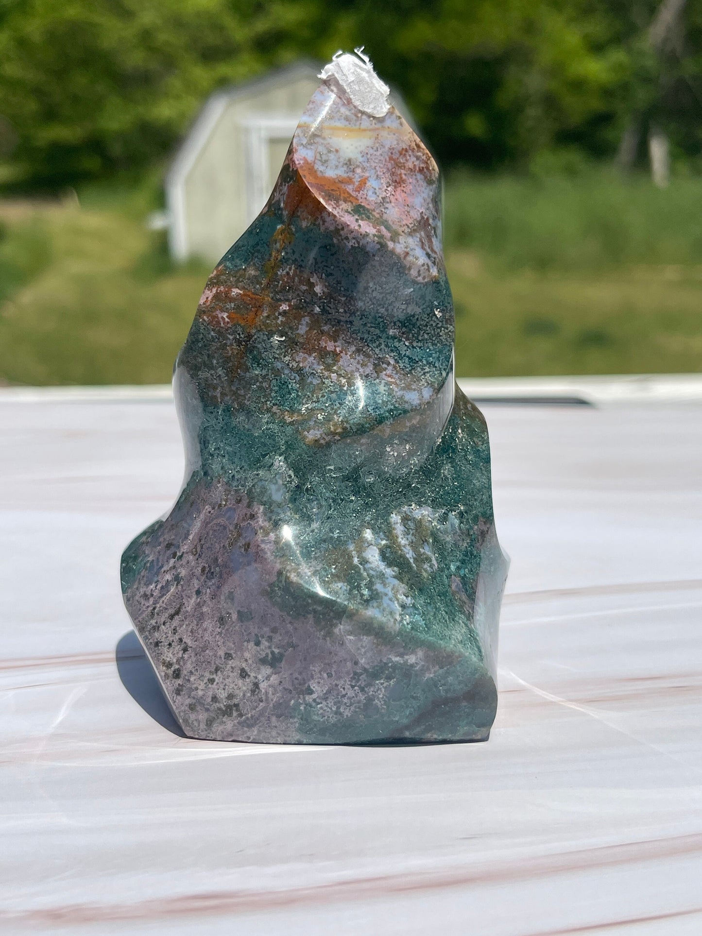 Colorful Ocean Jasper Flame