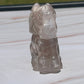 Flower Agate Crystal Elephant: Meditation Stone Carving