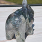 Moss Agate Crystal Elephant