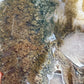 Moss Agate Crystal Butterfly Wings Carving with Stand
