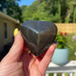 Rainbow Obsidian Heart
