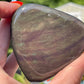 Rainbow Obsidian Heart