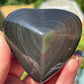 Rainbow Obsidian Heart