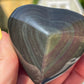 Rainbow Obsidian Heart