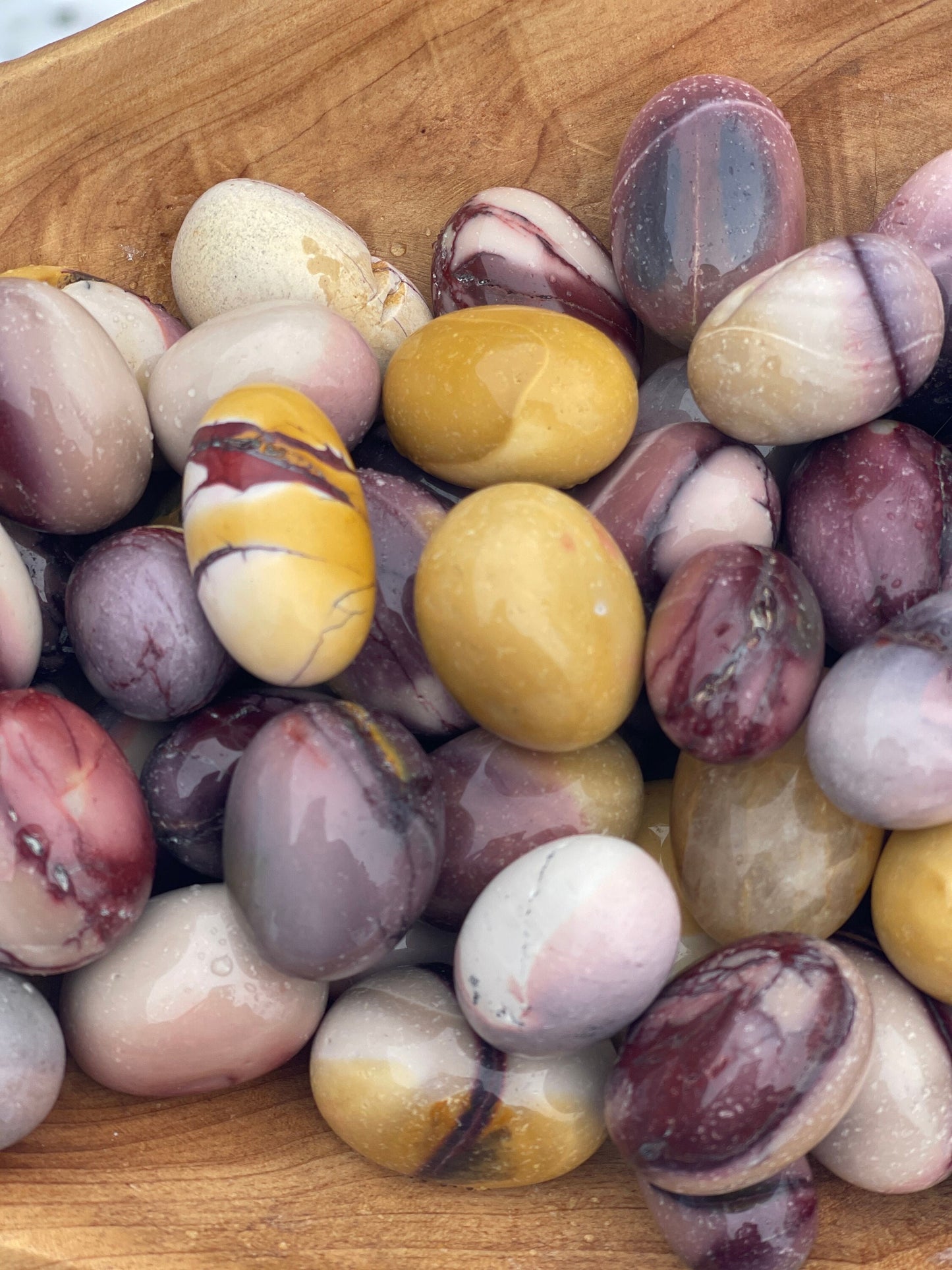 Mookaite Jasper Tumbled Stone: Australian Meditation Crystal