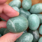 Green Aventurine Tumbled Stone: Abundance, Prosperity, Luck
