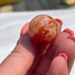 Mini Carnelian Crystal Sphere: Root Chakra Stone