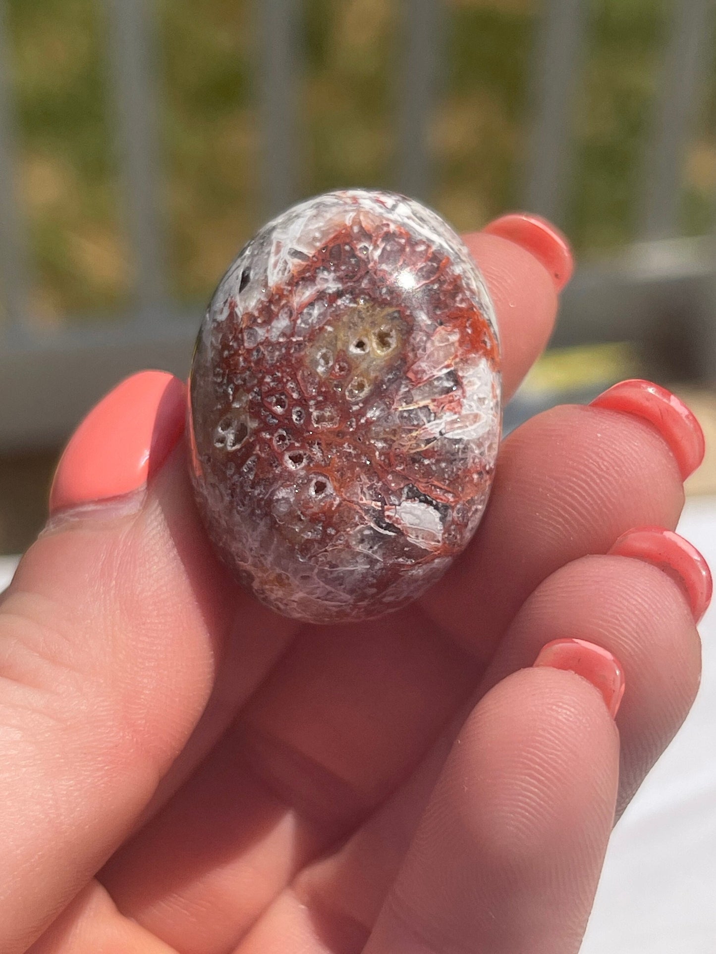 Mexican Crazy Lace Agate Tumbled Stone