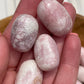 1 Pink Opal Tumbled Stone higher quality | crystal carving | meditation crystal | pocket stone
