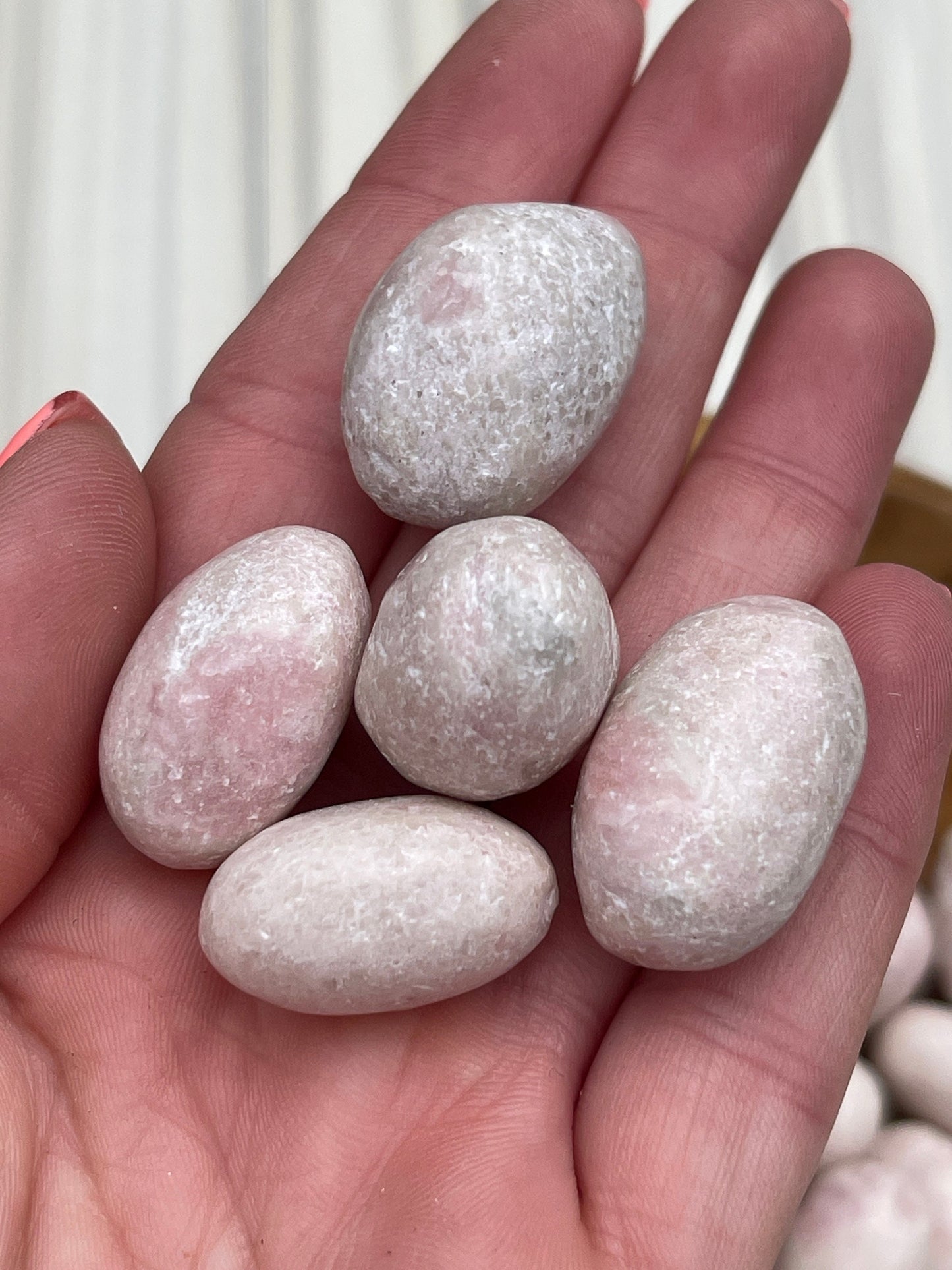 Pink Opal Tumbled Stone