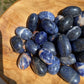 Sodalite Tumbled Stone: Meditation Pocket Crystal