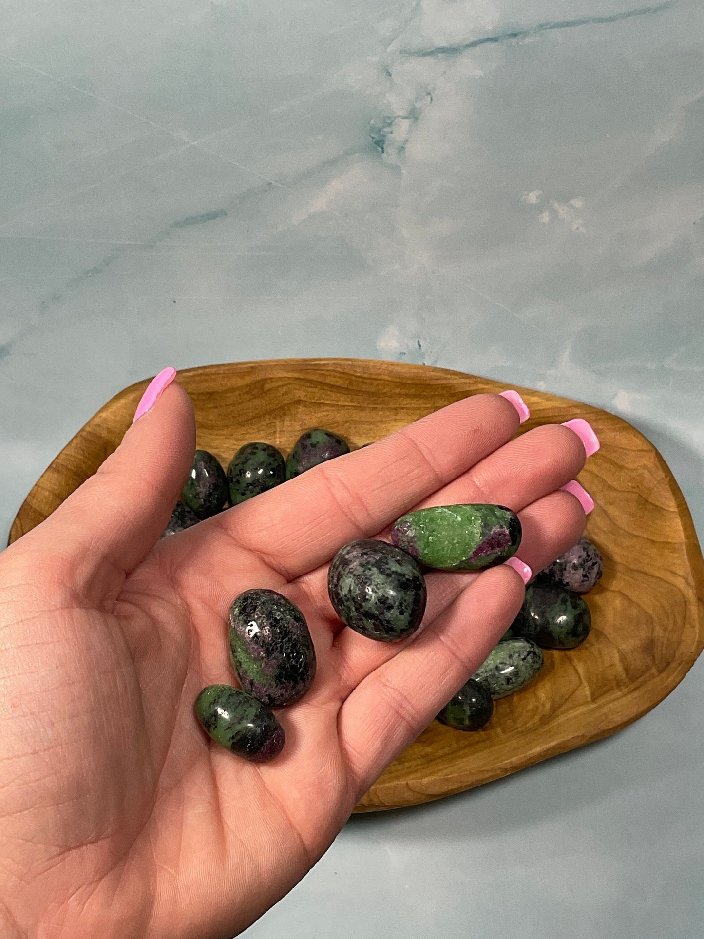 1 Ruby Zoisite Tumbled Stone