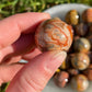 1 Crazy Lace Agate mini sphere