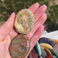 Mixed Crystal Worry Stone: Pocket Carving, Protection Stone