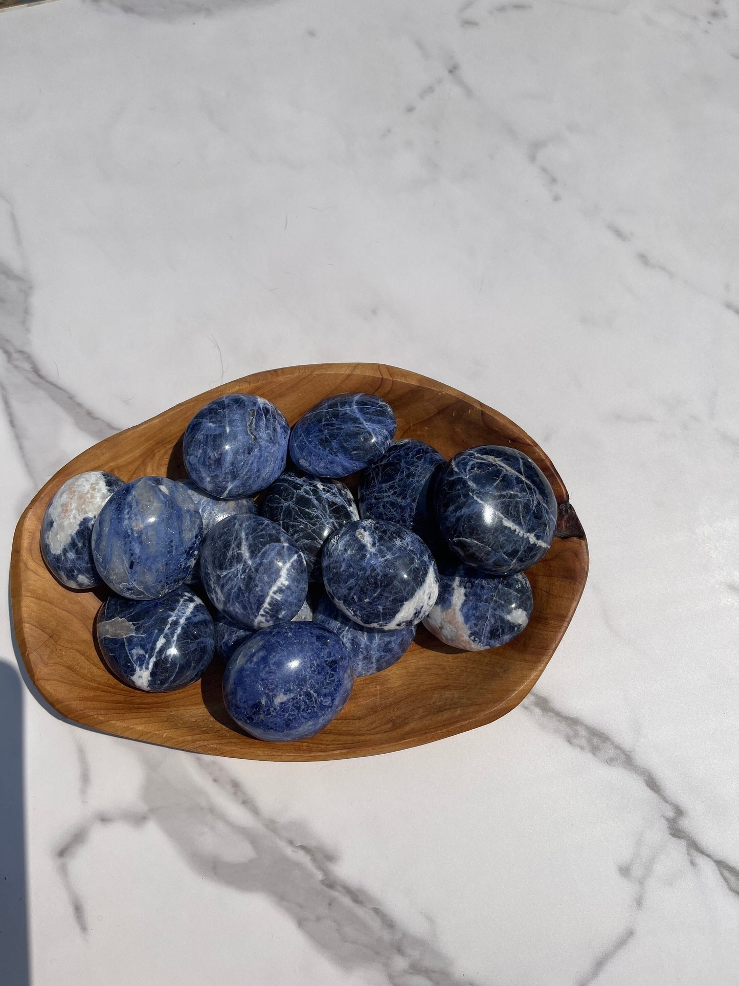 Sodalite Palm Stone