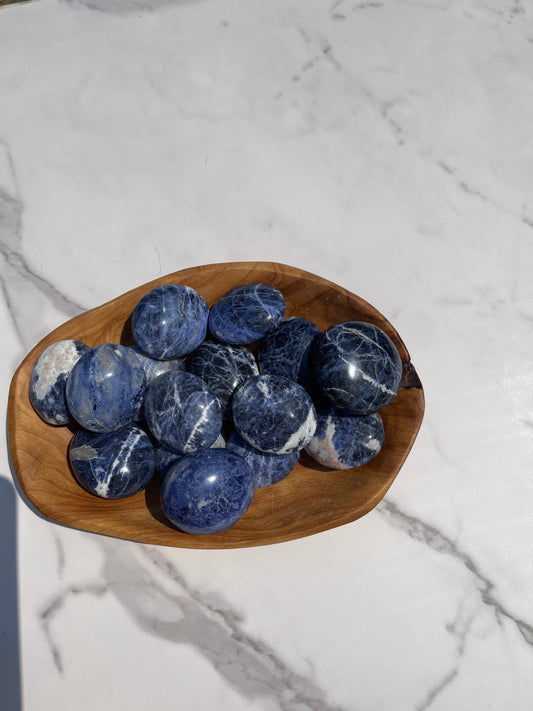 Sodalite Palm Stone