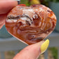 Carnelian Heart Palm Stone
