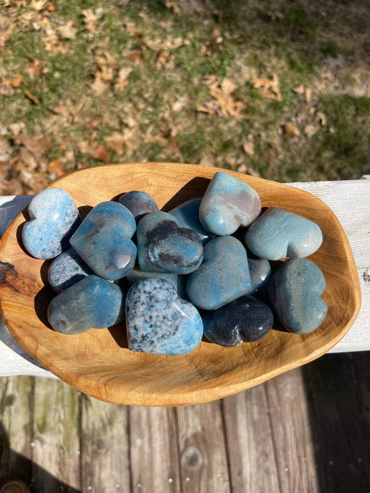 Trolleite Heart Palm Stone