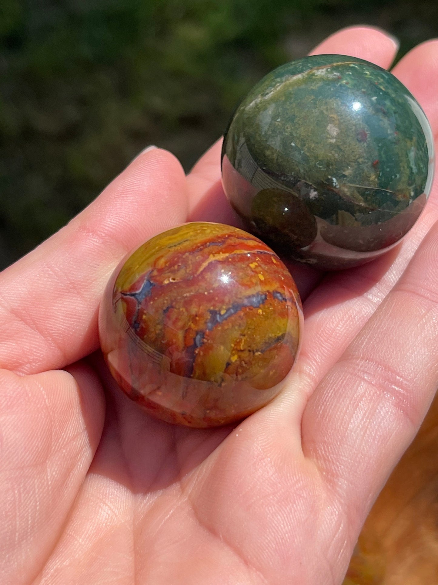 1 Small Ocean Jasper Sphere