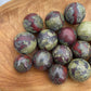 Dragon Stone Mini Sphere: Piemontite Crystal, Meditation Stone