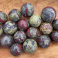 Dragon Stone Mini Sphere: Piemontite Crystal, Meditation Stone