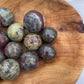 Dragon Stone Mini Sphere: Piemontite Crystal, Meditation Stone