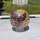 Mookaite Jasper Crystal Sphere: Australian Carved Stone (3.6in)