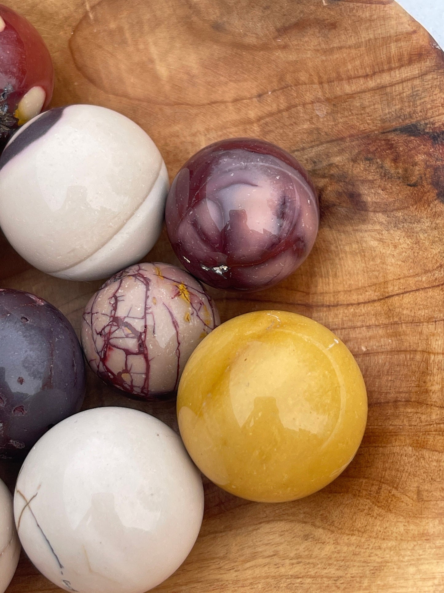 Mookaite Jasper Mini Sphere: Australian Crystal Carving