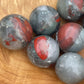 African Bloodstone Mini Sphere: Manifestation Crystal, Abundance