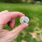 1 Fire and Ice Quartz Tumbled Stone with rainbows