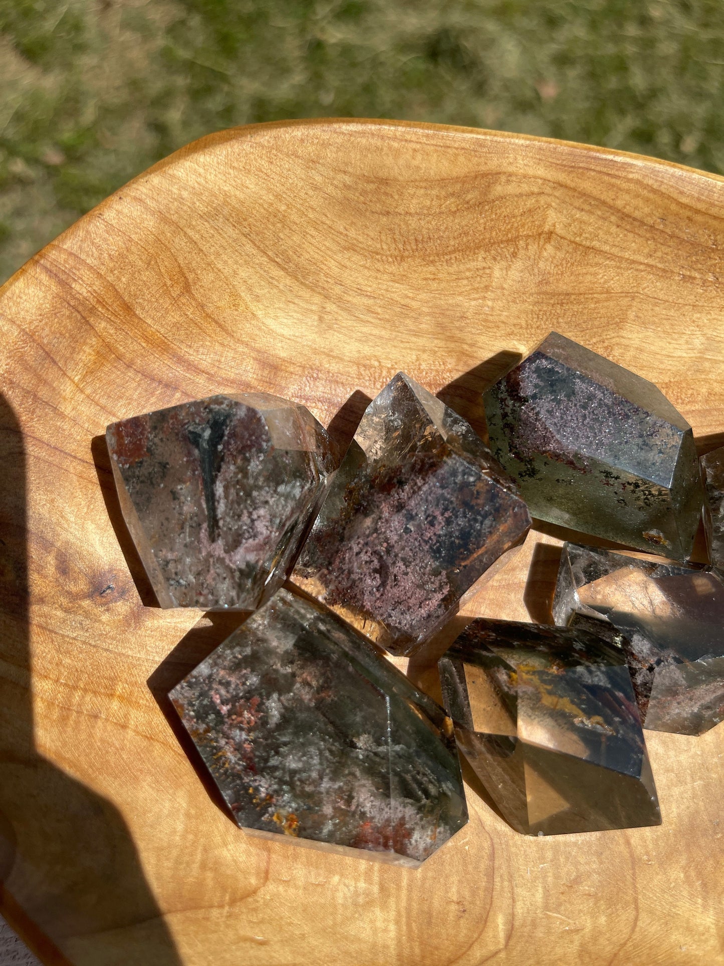 Lodolite crystal freeform