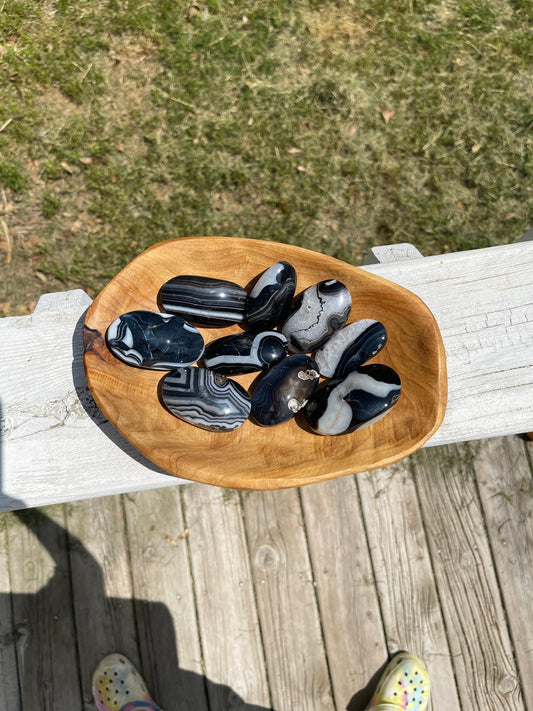 1 Sardonyx Palm Stone