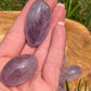 Amethyst Crystal Tumbled Stone: Pocket Meditation Stone