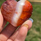 Carnelian Heart Palm Stone
