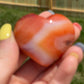 Carnelian Heart Palm Stone