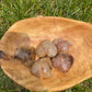 Lodolite Heart Palm Stone: Thousand Layer Garden Quartz Crystal